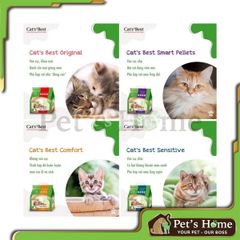 Cát gỗ Cat's Best cát hữu cơ vệ sinh cho mèo Sensitive 8L, 20L