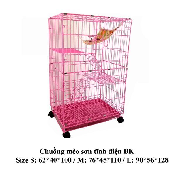 SLC - Chuồng mèo sơn tĩnh điện nhiều tầng S (100x60x40cm)