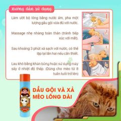 Dầu gội và xả mèo Lee Webster 280G