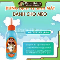 Dung dịch vệ sinh mắt Lee Webster cho mèo 130ml