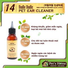 Dung dịch vệ sinh tai Budle Budle cho chó 120ml