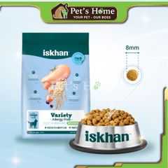 Hạt Iskhan Allergy Free 2,5kg thức ăn cho chó ngăn ngừa viêm da, dị ứng Hàn Quốc