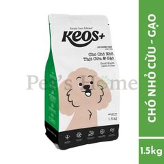 Thức ăn hạt Keos [1,5kg] cho chó nhỏ, chó lớn Việt Nam