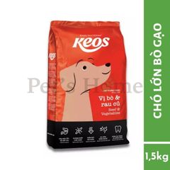 Thức ăn hạt Keos [1,5kg] cho chó nhỏ, chó lớn Việt Nam