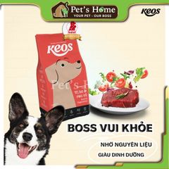 Thức ăn hạt Keos [1,5kg] cho chó nhỏ, chó lớn Việt Nam