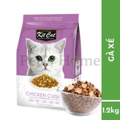 Hạt Kit Cat [1,2kg] Thức ăn cho mèo topping gà, cá cơm, cá hồi Singapore