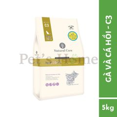 Hạt Natural Core C3 [10kg - 5kg] thức ăn cho mèo thịt gà và cá hồi Bene 3012 Hàn Quốc