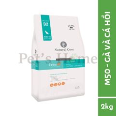 Hạt Natural Core M50 [2kg-500g] thức ăn cho chó mọi lứa tuổi vị thịt gà và cá hồi Hàn Quốc