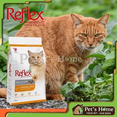 Hạt Reflex Chicken Kitten, Adult thức ăn cho mèo con, mèo trưởng thành Thổ Nhĩ Kỳ 2Kg