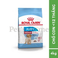 Hạt Royal Canin Medium [1kg - 4kg] thức ăn cho chó cỡ vừa chó con, chó trưởng thành Pháp