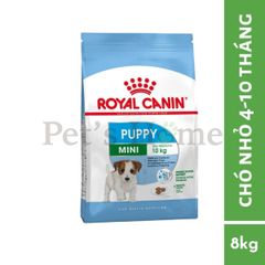 Hạt Royal Canin Mini [8 - 15kg] thức ăn cho chó con, chó lớn giống chó nhỏ Puppy, Adult Pháp