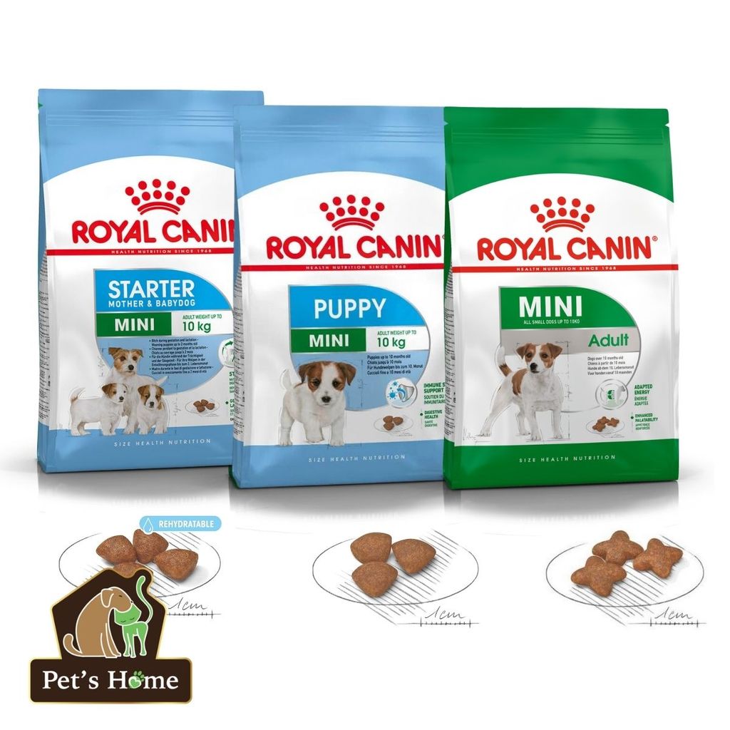 Hạt Royal Canin Mini [2kg - 800g] thức ăn cho giống chó nhỏ Pháp Mini Starter, Puppy, Adult