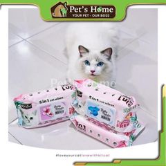 Khăn ướt kháng khuẩn cho mèo KIT CAT