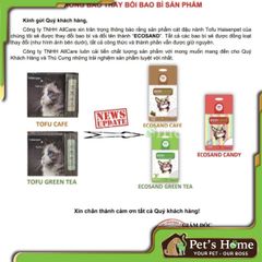 Cát đậu nành hạt nhuyễn MYpets Ecosand Tofu 6L