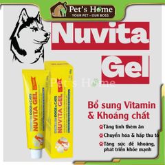 Nuvita gel cung cấp vitamin, khoáng cho chó mèo 120g