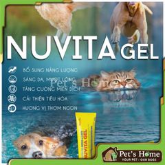 Nuvita gel cung cấp vitamin, khoáng cho chó mèo 120g