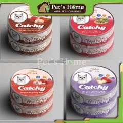 Pate 5Plus Catchy cho mèo lon 170g