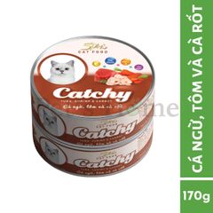 Pate 5Plus Catchy cho mèo lon 170g