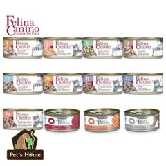 Pate Felina Canino thức ăn mềm giàu đạm và Omega 3, hỗ trợ tiêu hoá cho mèo Pháp lon 70g