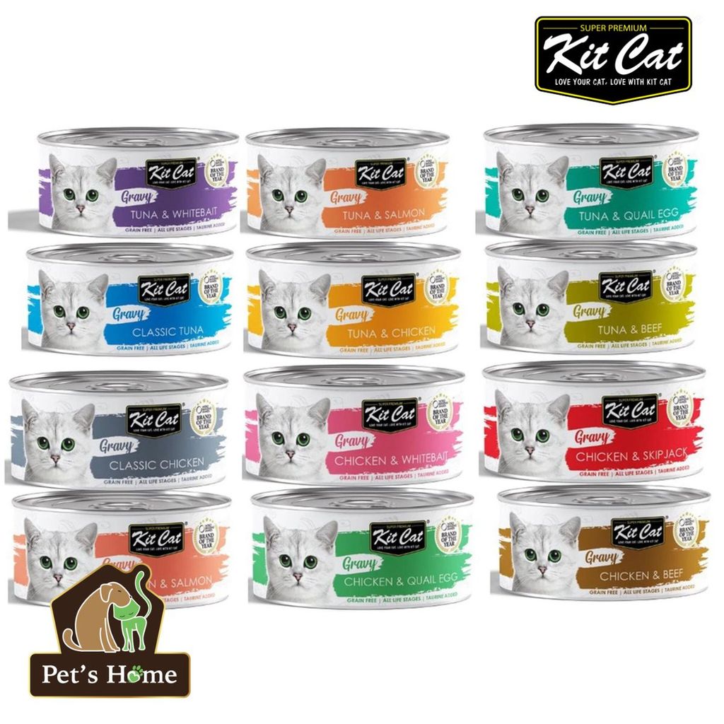 Pate Gravy Kit Cat cho mèo lon 70g