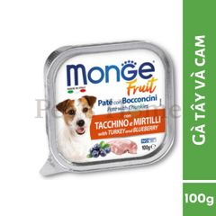 Pate Monge Fresh cho chó nhiều vị khay 100g