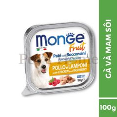 Pate Monge Fresh cho chó nhiều vị khay 100g