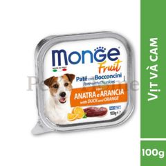 Pate Monge Fresh cho chó nhiều vị khay 100g