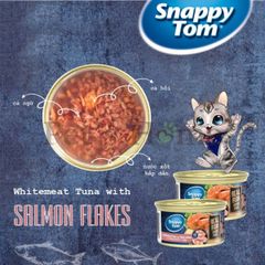 Pate Snappy Tom Premium cho mèo lon 85g