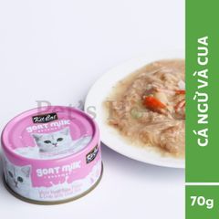 Pate sữa dê Kit Cat cá ngừ lon 70g