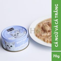 Pate sữa dê Kit Cat cá ngừ lon 70g