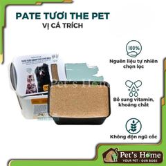 Pate tươi The Pet 100% thức ăn tươi cho mèo không chất bảo quản tự làm tại Việt Nam 1kg