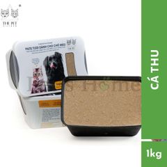 Pate tươi The Pet 100% thức ăn tươi cho mèo không chất bảo quản tự làm tại Việt Nam 1kg