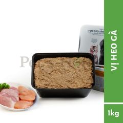 Pate tươi The Pet 100% thức ăn tươi cho mèo không chất bảo quản tự làm tại Việt Nam 1kg