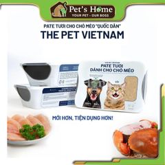 Pate tươi The Pet 100% thức ăn tươi cho mèo không chất bảo quản tự làm tại Việt Nam 1kg