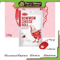 Phô mai cuộn BowWow 120g