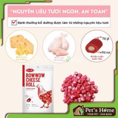 Phô mai cuộn BowWow 120g