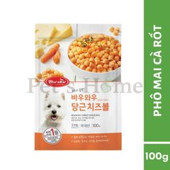 Phô mai viên cho chó BowWow Cheese Ball gói 100g