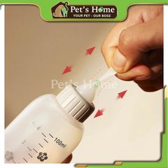 Set bình sữa cho chó mèo DIIL - Nhỏ 60ml