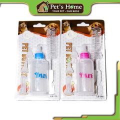 Set bình sữa cho chó mèo DIIL - Nhỏ 60ml