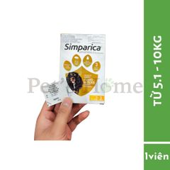 Simparica trị ngoại ký sinh trùng cho chó