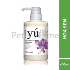 Dầu tắm cao cấp Yú thơm lâu cho chó mèo 400ml