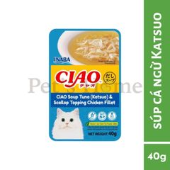 Ciao dạng soup cho mèo gói 40g