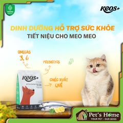 Hạt Keos+ [1,5kg] hỗ trợ tiết niệu cho mèo vị cá biển Việt Nam