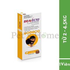 Thuốc Bravecto trị ghẻ, viêm da, ve rận cho chó