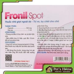 Thuốc nhỏ trị ve Fronil Spot