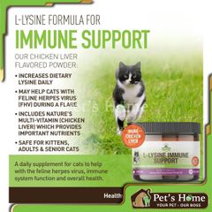 Tomlyn Immune Support L-Lysine Powder Cat Supplement 100g