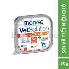 Pate Monge VetSolution Renal and Oxalate - Cho chó bị bệnh Thận và sỏi Oxalate