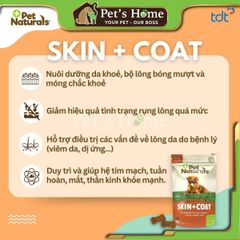 Viên nhai Pet Naturals dưỡng da lông Skin+Coat cho chó gói 30 viên