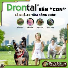 Xổ giun cho chó Drontal Plus