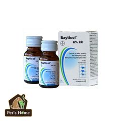 Xịt hoặc pha tắm ve Bayticol 6% EC 10ml